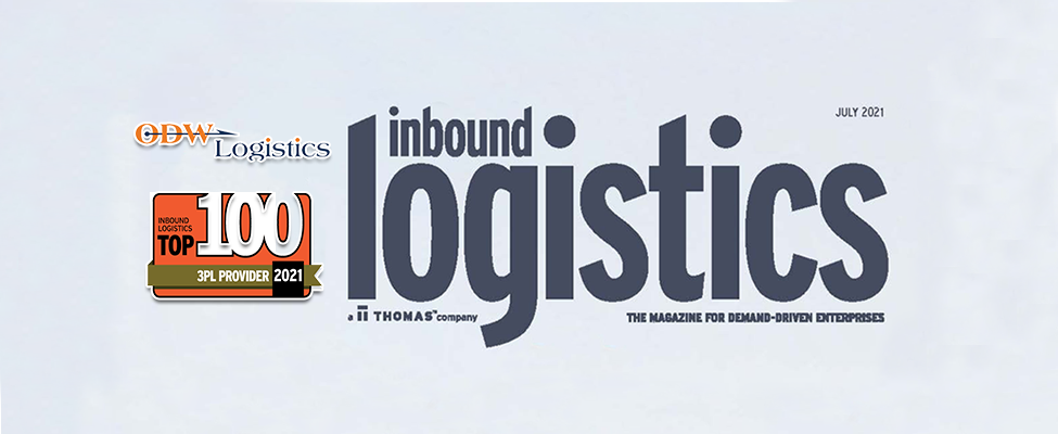 ODW Logistics named to Inbound Logistics Top 100 3PL list for 2021